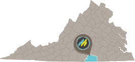 Map of Virginia