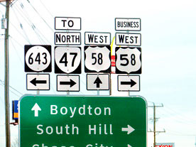 Road signage